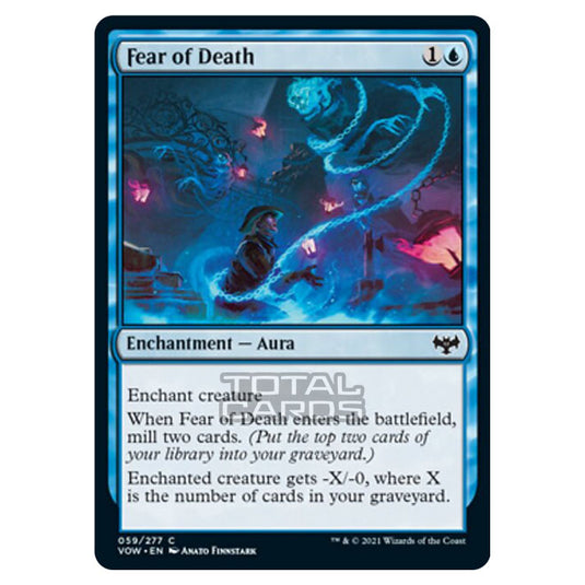 Magic The Gathering - Innistrad - Crimson Vow - Fear of Death - 59/277