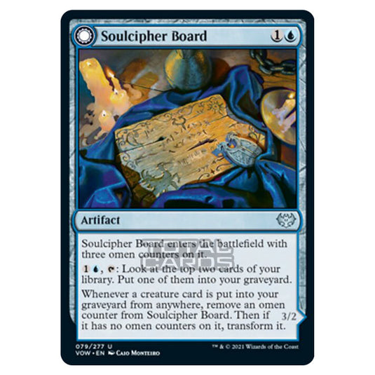 Magic The Gathering - Innistrad - Crimson Vow - Soulcipher Board // Cipherbound Spirit - 79/277