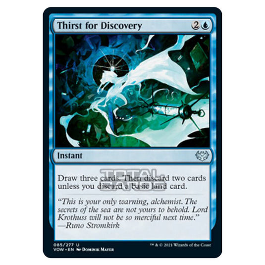 Magic The Gathering - Innistrad - Crimson Vow - Thirst for Discovery - 85/277