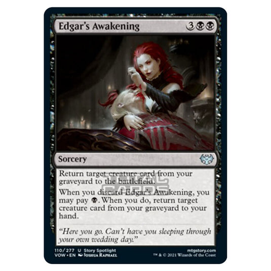 Magic The Gathering - Innistrad - Crimson Vow - Edgar's Awakening - 110/277
