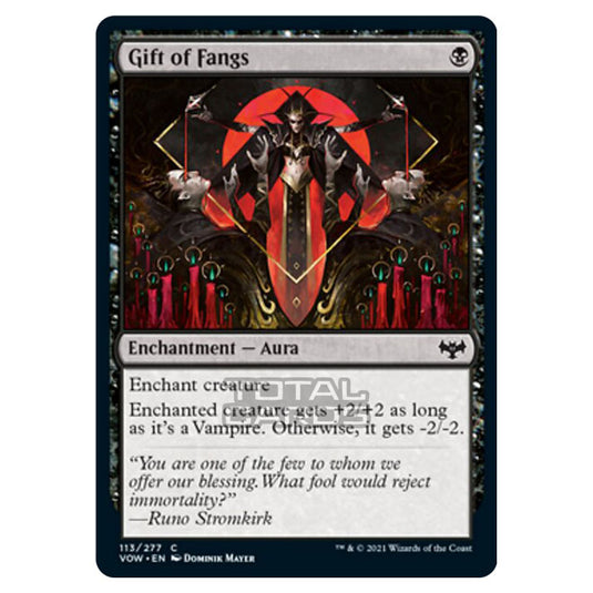 Magic The Gathering - Innistrad - Crimson Vow - Gift of Fangs - 113/277