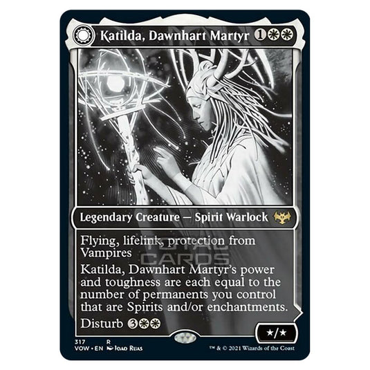 Magic The Gathering - Innistrad - Crimson Vow - Katilda, Dawnhart Martyr // Katilda's Rising Dawn - 317/277