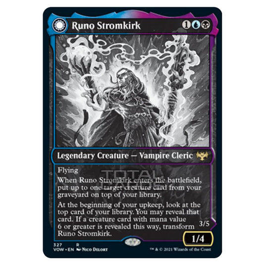 Magic The Gathering - Innistrad - Crimson Vow - Runo Stromkirk // Krothuss, Lord of the Deep - 327/277