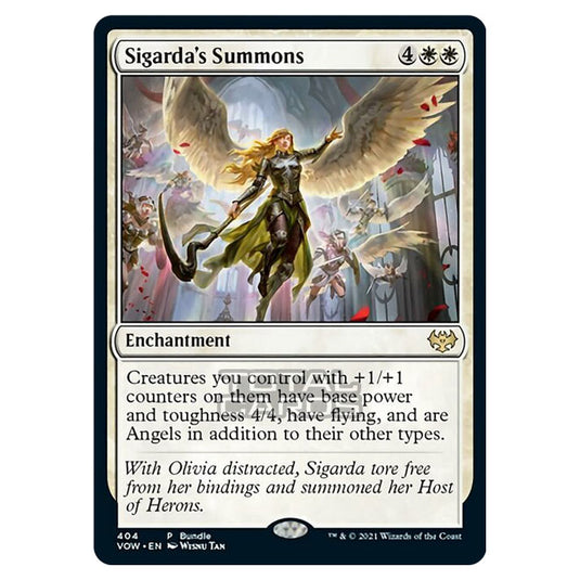 Magic The Gathering - Innistrad - Crimson Vow - Sigarda's Summons - 404/277