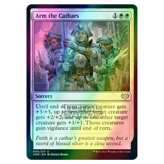 Magic The Gathering - Innistrad - Crimson Vow - Arm the Cathars - 3/277 (Foil)