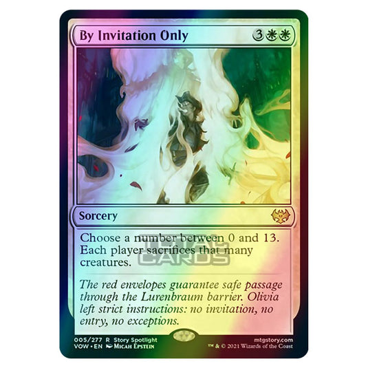 Magic The Gathering - Innistrad - Crimson Vow - By Invitation Only - 5/277 (Foil)