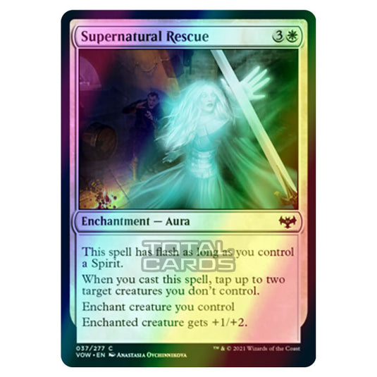Magic The Gathering - Innistrad - Crimson Vow - Supernatural Rescue - 37/277 (Foil)