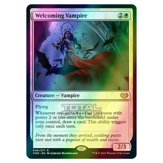 Magic The Gathering - Innistrad - Crimson Vow - Welcoming Vampire - 46/277 (Foil)