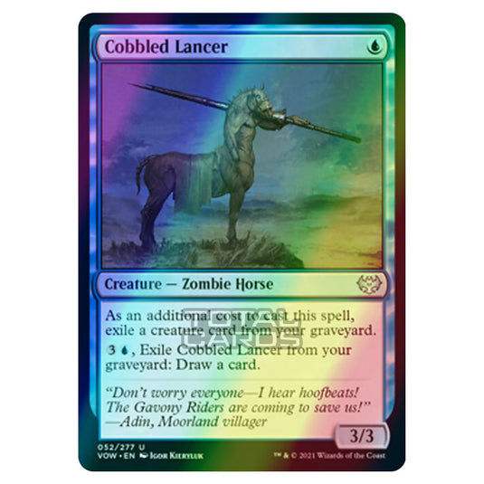 Magic The Gathering - Innistrad - Crimson Vow - Cobbled Lancer - 52/277 (Foil)