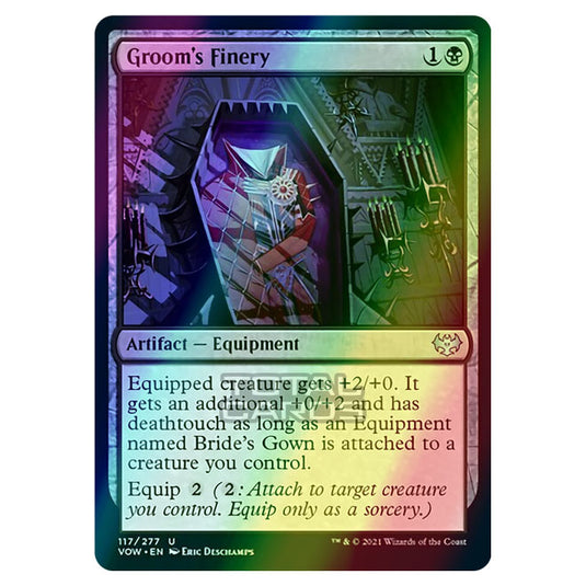 Magic The Gathering - Innistrad - Crimson Vow - Groom's Finery - 117/277 (Foil)