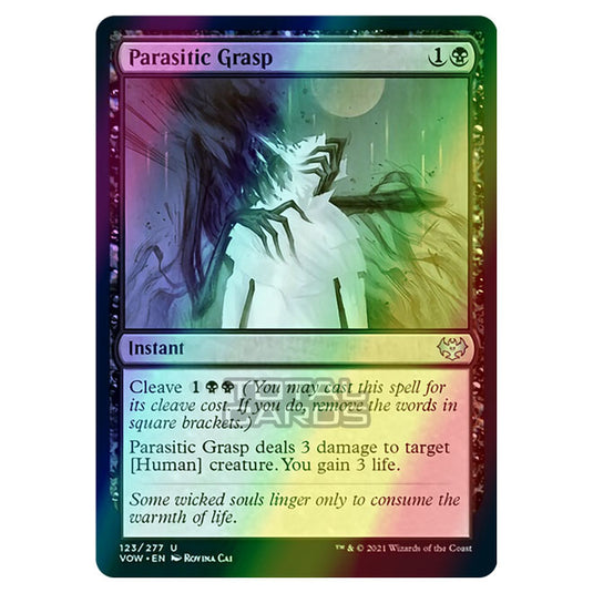 Magic The Gathering - Innistrad - Crimson Vow - Parasitic Grasp - 123/277 (Foil)