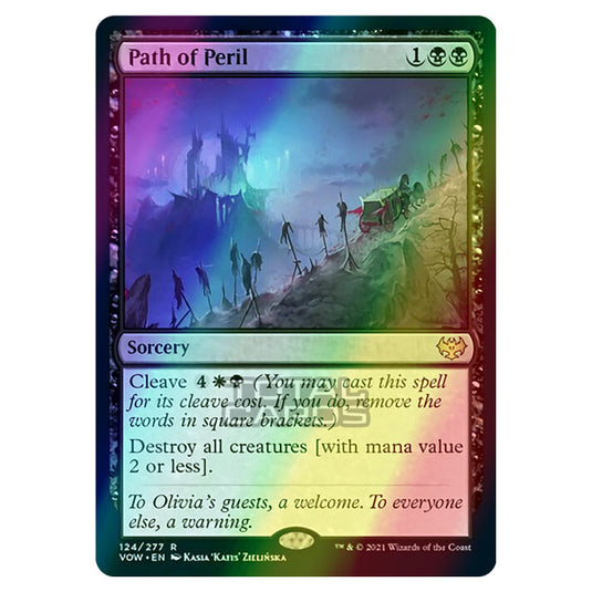 Magic The Gathering - Innistrad - Crimson Vow - Path of Peril - 124/277 (Foil)