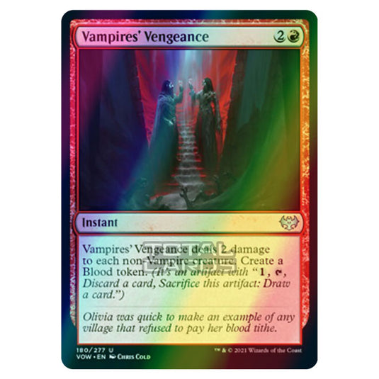 Magic The Gathering - Innistrad - Crimson Vow - Vampires' Vengeance - 180/277 (Foil)