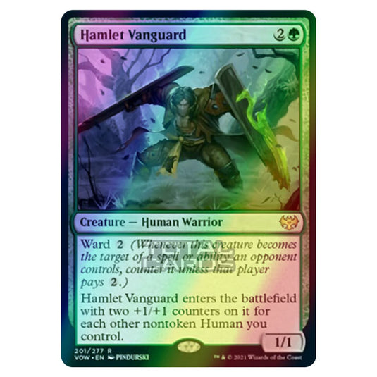 Magic The Gathering - Innistrad - Crimson Vow - Hamlet Vanguard - 201/277 (Foil)