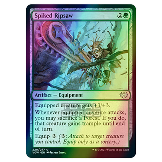 Magic The Gathering - Innistrad - Crimson Vow - Spiked Ripsaw - 220/277 (Foil)