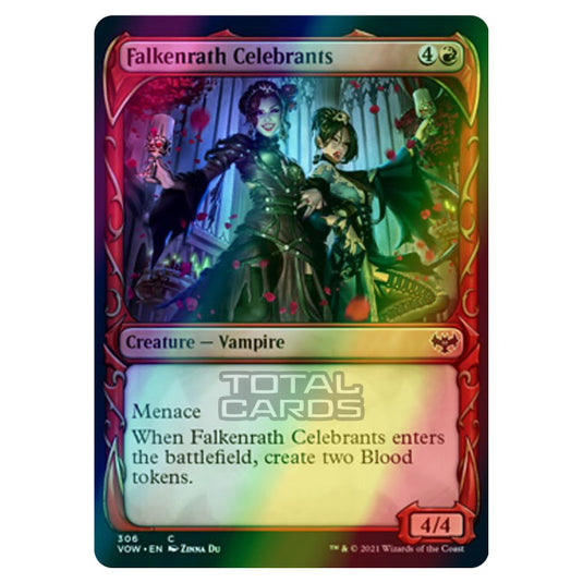 Magic The Gathering - Innistrad - Crimson Vow - Falkenrath Celebrants - 306/277 (Foil)