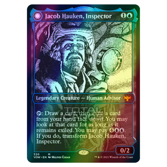 Magic The Gathering - Innistrad - Crimson Vow - Jacob Hauken, Inspector // Hauken's Insight - 320/277 (Foil)
