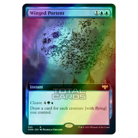 Magic The Gathering - Innistrad - Crimson Vow - Winged Portent - 365/277 (Foil)