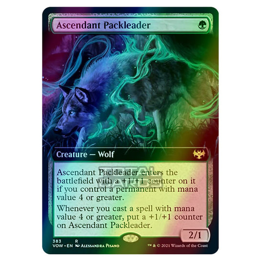 Magic The Gathering - Innistrad - Crimson Vow - Ascendant Packleader - 383/277 (Foil)