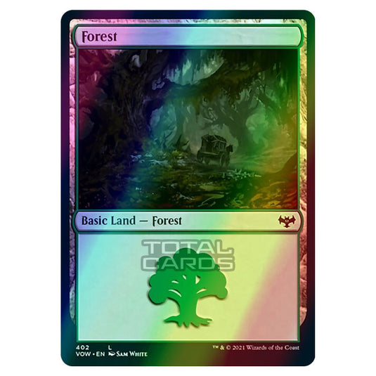 Magic The Gathering - Innistrad - Crimson Vow - Forest - 402/277 (Foil)