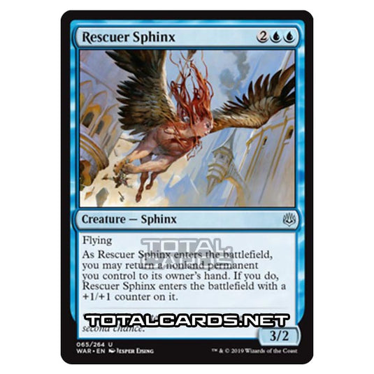 Magic The Gathering - War of The Spark - Rescuer Sphinx - 65/264