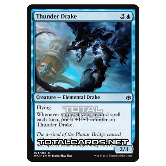 Magic The Gathering - War of The Spark - Thunder Drake - 73/264