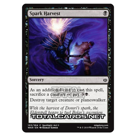 Magic The Gathering - War of The Spark - Spark Harvest - 105/264