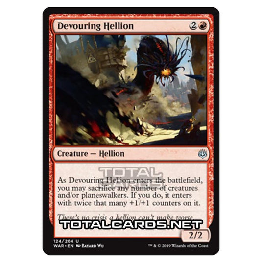 Magic The Gathering - War of The Spark - Devouring Hellion - 124/264