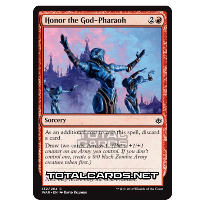 pharaoh cards mtg Magic The Gathering - War of The Spark - Honor the God-Pharaoh
