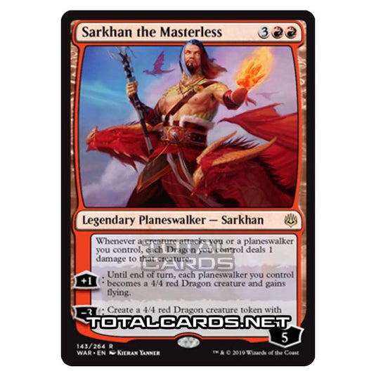Magic The Gathering - War of The Spark - Sarkhan the Masterless - 143/264