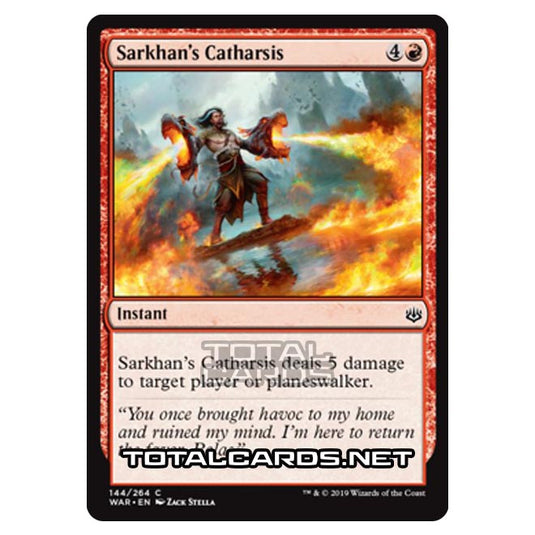 Magic The Gathering - War of The Spark - Sarkhan's Catharsis - 144/264