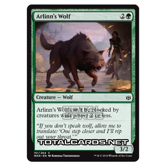 Magic The Gathering - War of The Spark - Arlinn's Wolf - 151/264