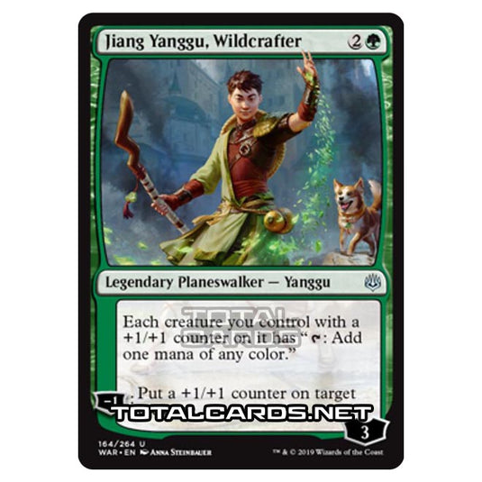 Magic The Gathering - War of The Spark - Jiang Yanggu, Wildcrafter - 164/264