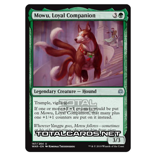Magic The Gathering - War of The Spark - Mowu, Loyal Companion - 167/264