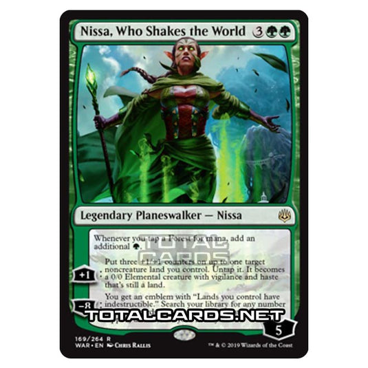 Magic The Gathering - War of The Spark - Nissa, Who Shakes the World - 169/264