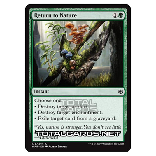 Magic The Gathering - War of The Spark - Return to Nature - 175/264
