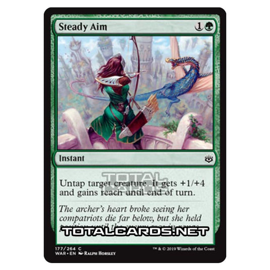 Magic The Gathering - War of The Spark - Steady Aim - 177/264
