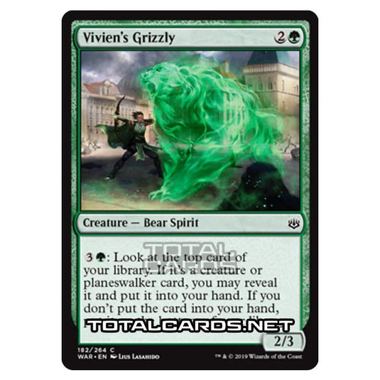 Magic The Gathering - War of The Spark - Vivien's Grizzly - 182/264