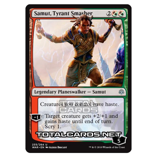 Magic The Gathering - War of The Spark - Samut, Tyrant Smasher - 235/264