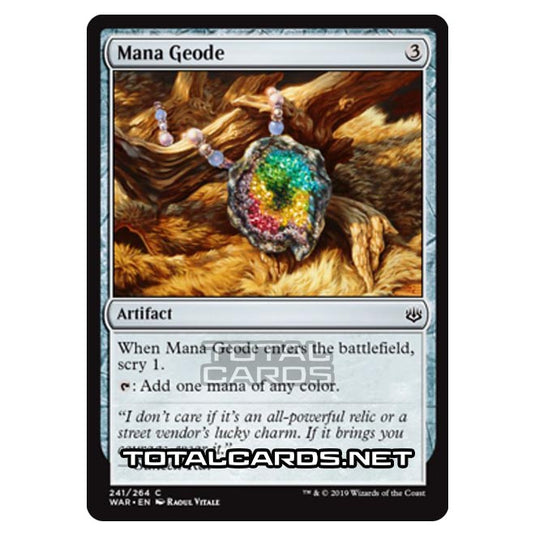 Magic The Gathering - War of The Spark - Mana Geode - 241/264