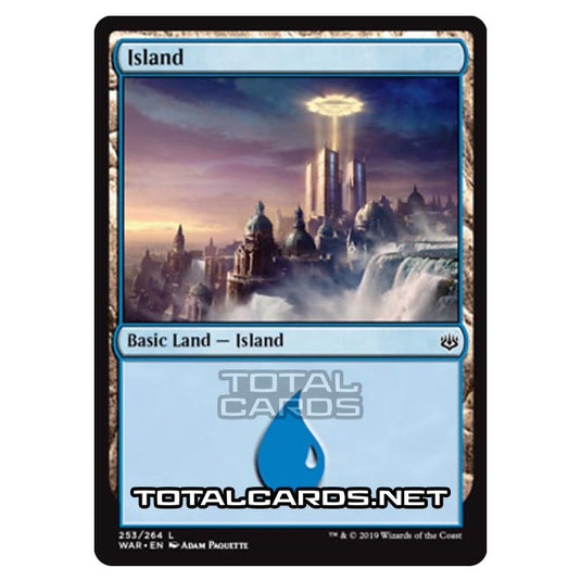 Magic The Gathering - War of The Spark - Island - 253/264