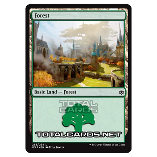 Magic The Gathering - War of The Spark - Forest - 263/264
