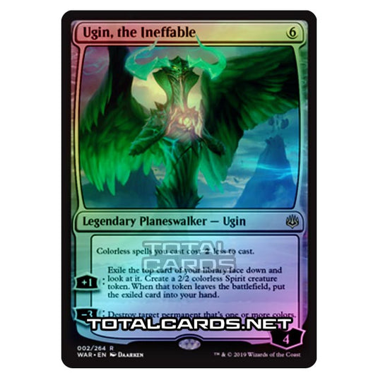 Magic The Gathering - War of The Spark - Ugin, the Ineffable - 2/264 (Foil)