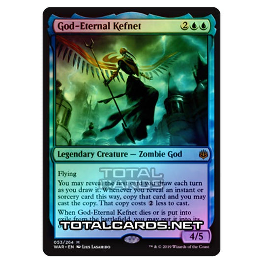Magic The Gathering - War of The Spark - God-Eternal Kefnet - 53/264 (Foil)