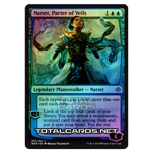 Magic The Gathering - War of The Spark - Narset, Parter of Veils - 61/264 (Foil)