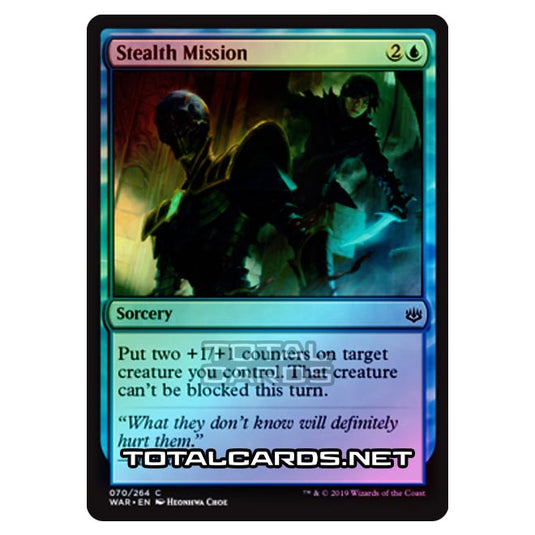 Magic The Gathering - War of The Spark - Stealth Mission - 70/264 (Foil)