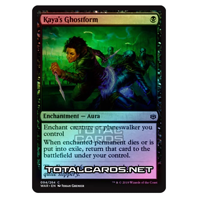 mtg cards like kaya's ghostform Magic The Gathering - War of The Spark - Kaya's Ghostform