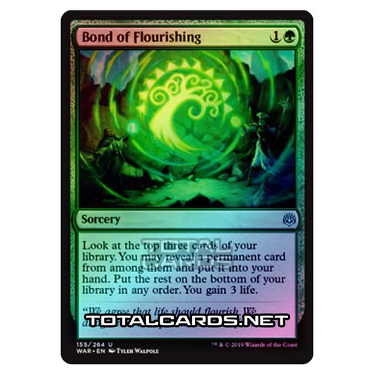Magic The Gathering - War of The Spark - Bond of Flourishing - 155/264 (Foil)