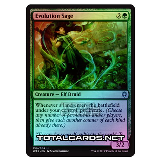 Magic The Gathering - War of The Spark - Evolution Sage - 159/264 (Foil)