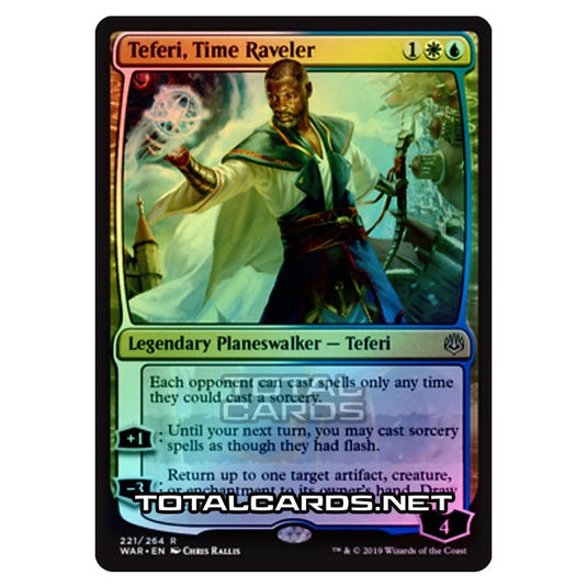 Magic The Gathering - War of The Spark - Teferi, Time Raveler - 221/264 (Foil)